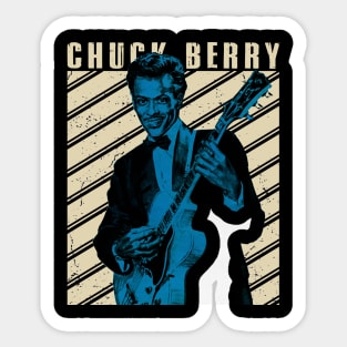Berry's Bluesy Rhythms on Your Shirt Rock On! Sticker
